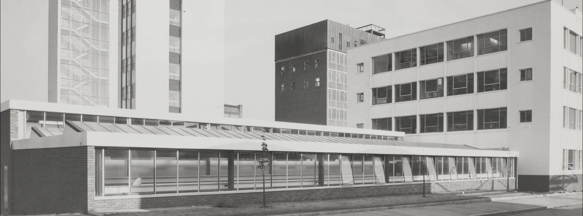 View of the Paper Science building.