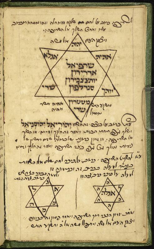 Folio 12b from Gaster Hebrew MS 1485, discussing how to escape from jail. 