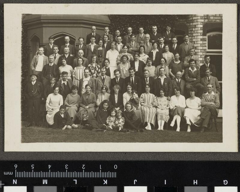 Photograph postcard of the Workers’ Educational Association summer camp. 