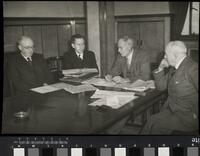 Photograph of a meeting of Directors and Trustees - IIIF Image